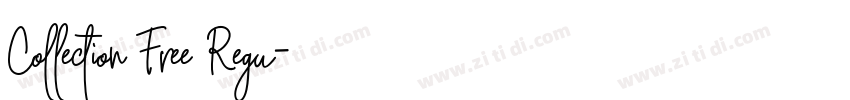 Collection Free Regu字体转换
